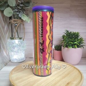 Starbucks Shae Anthony 2024 Neon Multicolor Hot Cup Tumbler